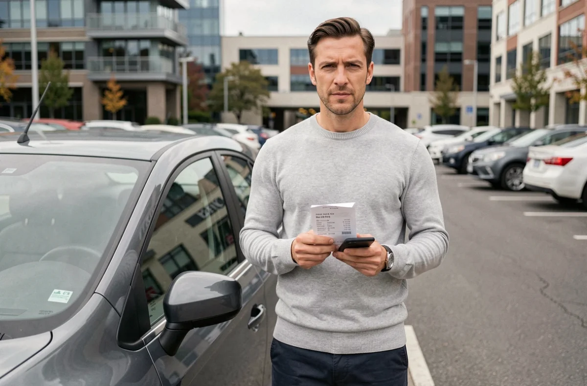 Salarié porté en déplacement professionnel gérant ses frais de transport et notes d'essence